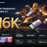 UGREEN DP ذكر إلى ذكر 16K كابل مضفر 1M