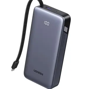 UGREEN 45W بطارية خارجية مع مدمج كابل 20000mAh