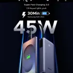 UGREEN 45W بطارية خارجية مع مدمج كابل 20000mAh