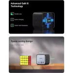 UGREEN DigiNest مكعب مشترك كهرباء (3 AC مقابس + 65W 2A2C) أوروبي أسود