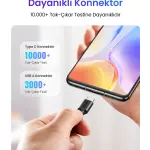 UGREEN USB 2.0 إلى USB-C كابل بيانات أسود 1M