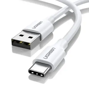 عرض UGREEN USB-C ذكر إلى USB 2.0 A ذكر كابل أبيض 1M