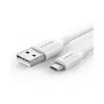 UGREEN Micro USB ذكر إلى USB 2.0 A ذكر كابل 1M أبيض