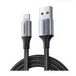 UGREEN USB-A إلى Lightning كابل 2.4A Max أسود 1m