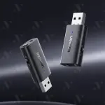 UGREEN USB 2.0 إلى 3.5mm Bluetooth مرسل/مستقبل محول مع كابل صوت