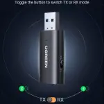 UGREEN USB 2.0 to 3.5mm Bluetooth Transmitter/Receiver Adapter with Audio Cable