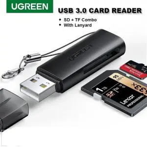 عرض UGREEN USB3.0 TF/SD قارئ بطاقات Simultaneous Use