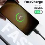 UGREEN USB-C 2.0 ذكر إلى USB-C 2.0 ذكر 3A كابل بيانات 60W أسود 3M