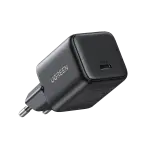 UGREEN 30W شاحن USB-C GaN سريع أسود أوروبي