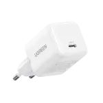 UGREEN 30W شاحن USB-C GaN سريع أبيض أوروبي
