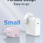 UGREEN 30W شاحن USB-C GaN سريع وردي أوروبي