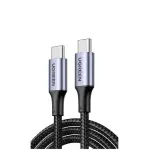 UGREEN USB-C إلى USB-C PD شحن سريع 100W كابل مضفر 5A Max 1m أسود