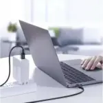UGREEN USB-C إلى USB-C PD شحن سريع 100W كابل مضفر 5A Max 1m أسود