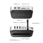 UGREEN USB-C إلى 3*USB-A3.2+2*USB-A3.0+2*USB-C3.2+SD&TF+M.2Nvme+USB-C(5V)