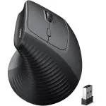 UGREEN لاسلكي عمودي ماوس Pink 2.4Ghz&BT
