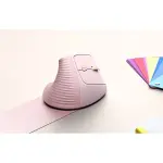 UGREEN Wireless Vertical Mouse Pink 2.4Ghz&BT
