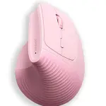 UGREEN Wireless Vertical Mouse Pink 2.4Ghz&BT
