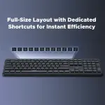 UGREEN لاسلكي لوحة مفاتيح 2.4GHZ