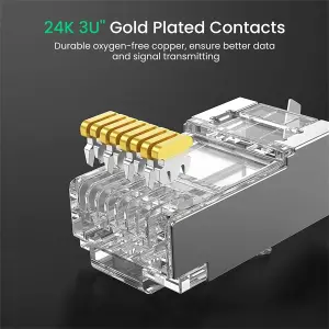 UGREEN Gigabit Shielded Modular Plug 10PCs