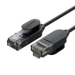 UGREEN CAT 6A نحاس نقي كابل إيثرنت OD2.8 0.5m (أسود)