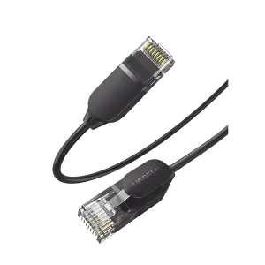 عرض UGREEN CAT 6A Pure Copper Ethernet Cable OD2.8 2m (Black)