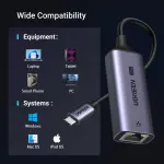 UGREEN USB-C to RJ45 2.5G Ethernet Adapter (Space Gray)