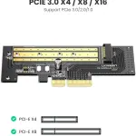 UGREEN M.2 NVMe إلى PCI-E 3.0 × 4 Expansion Card 32Gbps