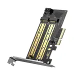 UGREEN M.2 M-Key+M.2 B-Key إلى PCI-E 3.0 × 4 Expansion Card 32Gbps