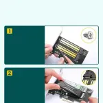 UGREEN M.2 M-Key+M.2 B-Key to PCI-E 3.0 × 4 Expansion Card 32Gbps