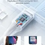 UGREEN Lightning إلى 3.5mm AUX كابل ألمنيوم غلاف مع مضفر 1m (أسود)