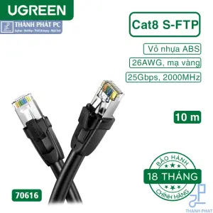 UGREEN Cat8 CLASSⅠS/FTP Round Ethernet Cable 10M