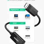 UGREEN DP ذكر إلى HDMI أنثى 4K*2K 60HZ 25cm