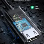 UGREEN DP ذكر إلى HDMI أنثى 4K*2K 60HZ 25cm