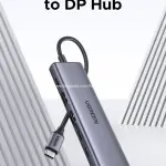 UGREEN 6-دخل-1 موزع USB-C USB-C إلى DP+2xUSB-A3.2 10G+2xUSB-C3.2 10G+PD