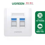 UGREEN Dual Port Wall Plate 1 PCs/Bag