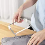 UGREEN حامل لابتوب مكتبي من الفولاذ المقاوم للصدأ ارتفاع قابل للتعديل 87 إلى 131mm 11-17 inch (فضي)