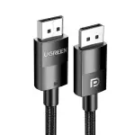 UGREEN DP ذكر إلى ذكر DP1.4 8K كابل دائري ABS Shell Braid 1m (أسود)
