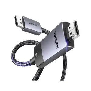 عرض UGREEN DP ذكر إلى HDMI ذكر 8K كابل 2M