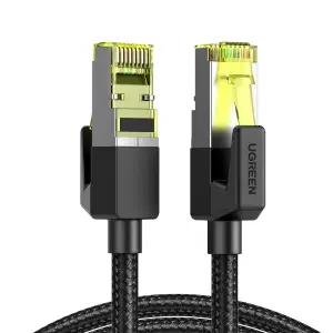 UGREEN CAT7 Shielded Round Cable with Braided Modular Plugs 3m