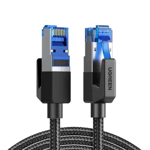 UGREEN CAT8 Shielded Round Braided Cable Modular Plugs 1m