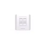 UGREEN Quadruple-منفذ Wall Plate 1 قطعة