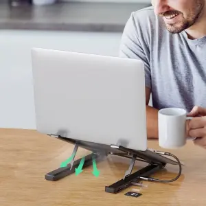 UGREEN محطة إرساء USB-C إلى 2*USB3.0+HDMI+قارئ SD/TF