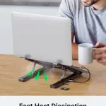 UGREEN محطة إرساء USB-C إلى 2*USB3.0+HDMI+قارئ SD/TF