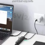 UGREEN USB 3.0 4-منفذ موزع 1m (أسود)