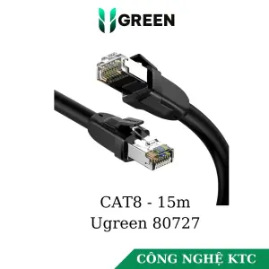 UGREEN Cat8 CLASSⅠS/FTP Round Ethernet Cable 15M