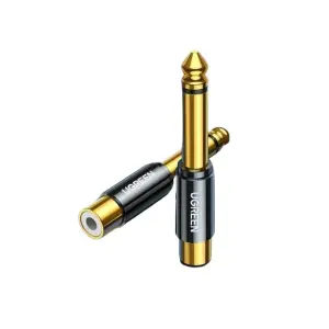 عرض UGREEN 6.35mm ذكر إلى RCA أنثى محول