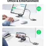 UGREEN USB-C إلى SD/TF + USB 2.0 Memory قارئ بطاقات