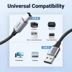 UGREEN USB 2.0 AM إلى BM كابل طابعة 1M