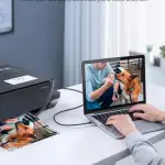 UGREEN USB 2.0 AM إلى BM كابل طابعة 1.5M