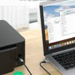 UGREEN USB 2.0 AM إلى BM كابل طابعة 2M